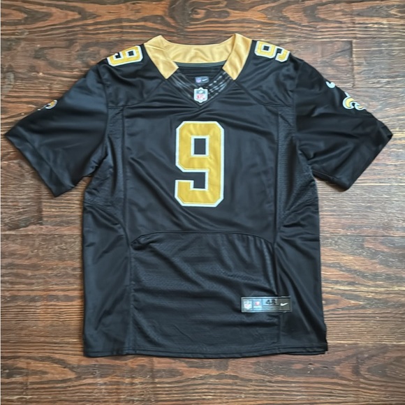 Saints Drew Brees NFL Black and Gold On Field Jersey - Picture 1 of 3